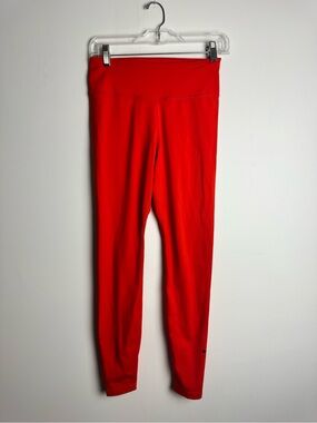 Nike Dri-FIT 7/8 bright red leggings